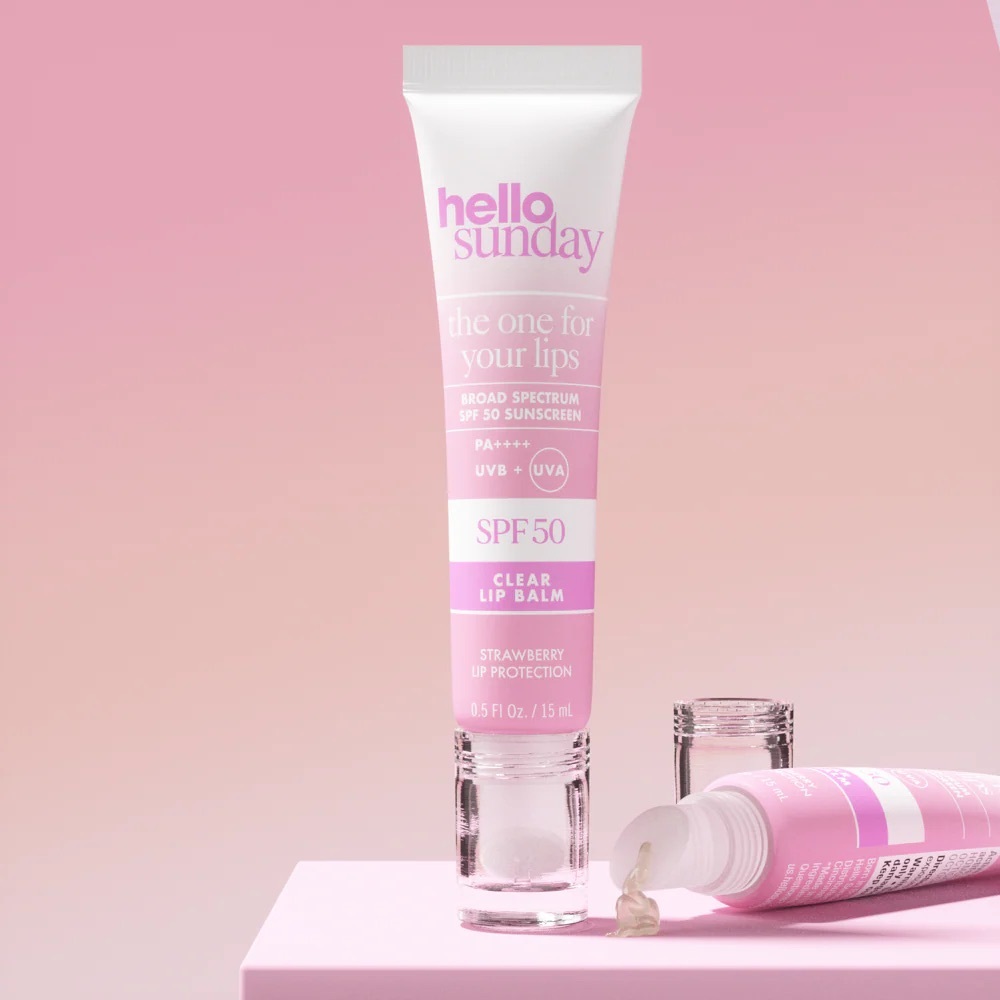 Hello Sunday The One For Your Lips SPF 50 Hydrating Clear Lip Balm